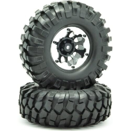 1/10 scale RC Rock Crawer Truck Shinnied tyre clip tyre 108mm tyre d90 4pcs tires+ beadlock wheels 4