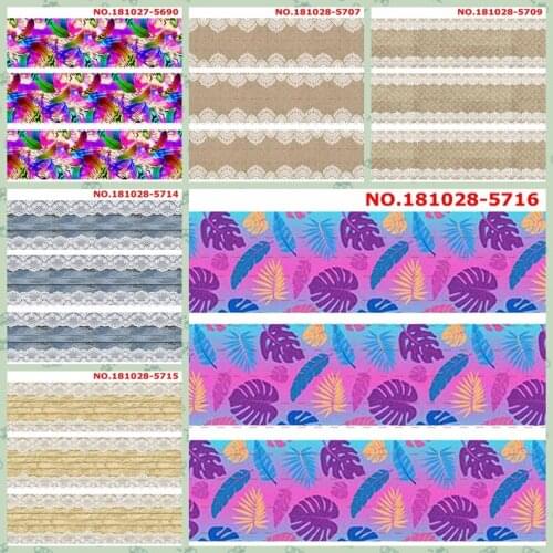 10yards -different sizes -cute ribbon lovely pattern printed Grosgrain ribbon DIY