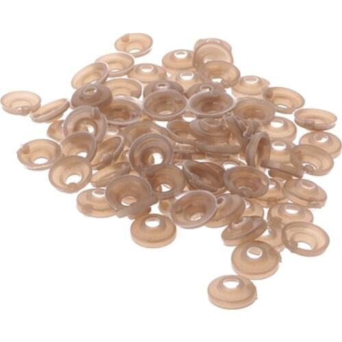 100pc 11mm Plastic Safety Eye Nose Back For Teddy Bear Doll Animal Toy Craft