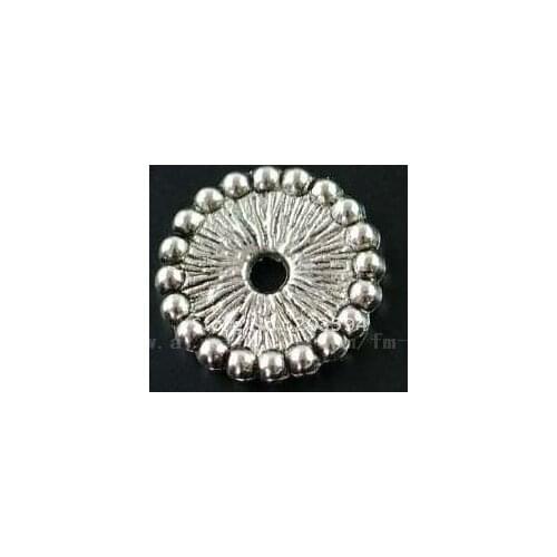 100Pcs Tibet Silver Daisy Spacer Bead 12mm s1020