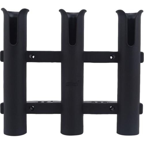 Balck Tube Links Fishing Rod Holder Kayak Yacht Mounted Tube Socket Pole Bracket Stand Marine Fishing Accseeories