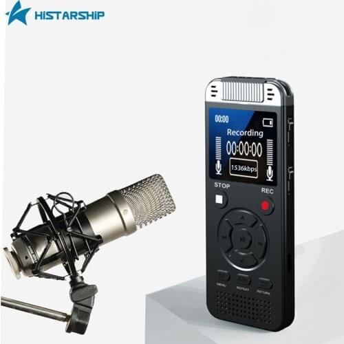 HISTARSHIP Digital Voice Recorder 32G Voice Activated Recording , Telephone Audio Recording 1536kbps Walkman Mp3 Music Player