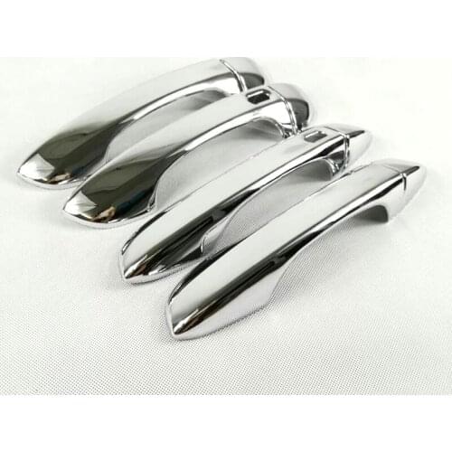 For Volkswagen VW Touran 2016-2019 ABS Chrome Car Side Door Handle Cover Trim Sticker Car Styling Decoration Accessories