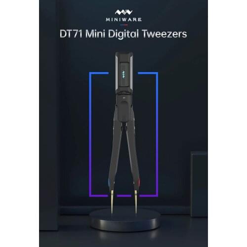 DT71 Digital Tweezers Smart SMD Tester Portable LCR Meter Diode Resistor Capacitor Multimeter Frequency Signal Generator