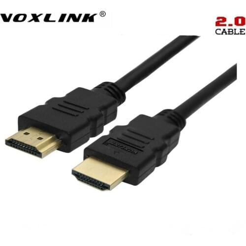 Voxlink 1M 1.5M 3M 5M OD5.5MM 2160P HDMI 2.0 Cable HDMI-compatible male to male cable kable V2.0 4K*2K for HDTV Ethernet CABLE