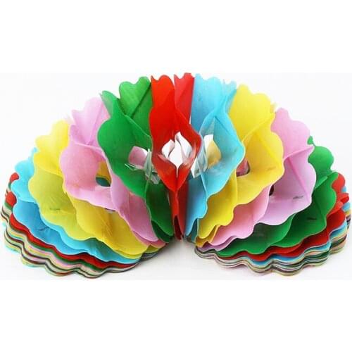 Circle Compression Flower (lager &small size) Stage Magic Tricks Props Accessories Gimmick Flower Magic Trick Kid Child Puzzle
