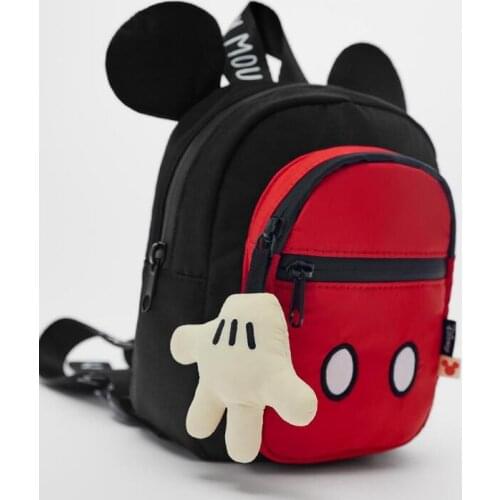 Disney Cartoon Mickey Mini Backpack minnie Mouse Kids Bag boys girls Mini handbag Cartoon Backpack New travel bag