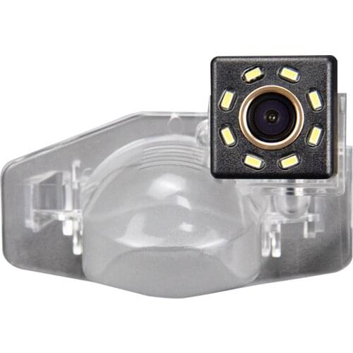 Misayaee Car Rear View Reverse Parking Camera Golden 8 Led for Honda CR-V CRV Fit jaZZ Odyssey Accord Crosstour HRV CRZ CRX