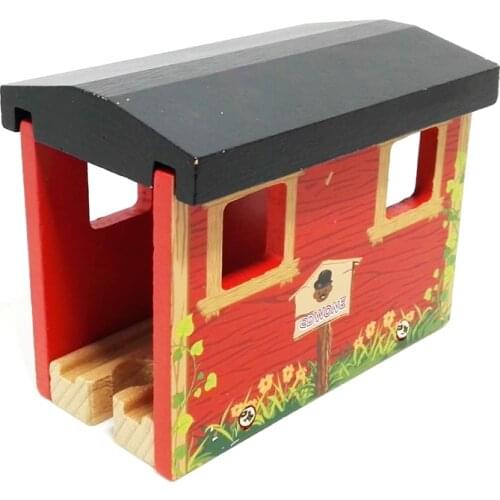 P005 Track game scene wooden rail tunnel is compatible with the train tracks suitable for wood and electric car