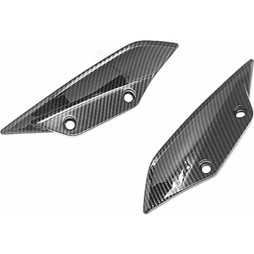 Carbon Fiber Pattern Side Winglet Wings Spoiler Fairing Cowl for BMW S1000RR 2015-2018