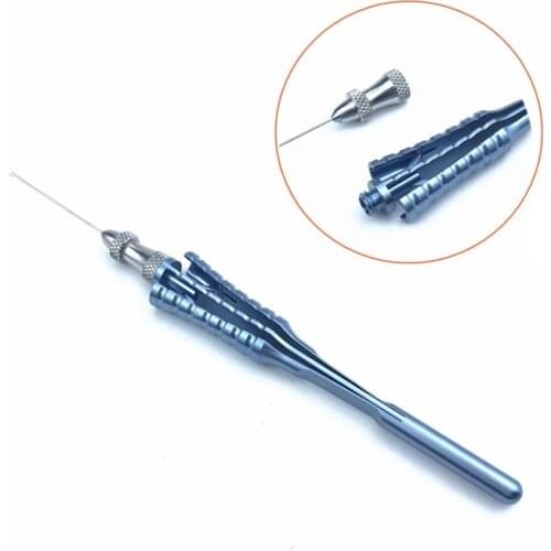 Titanium Capsulorhexis forceps minimally invasive tweezers Removable head 23G Ophthalmic Micro Instruments
