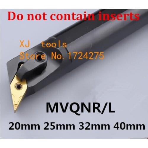 Angle 117.5 1PCS S20R-MVQNR16 S25S-MVQNR16 S32T-MVQNR16 S40T-MVQNR16 MVQNL16 20mm 25mm 32mm 40mm CNC Turning Lathe tools