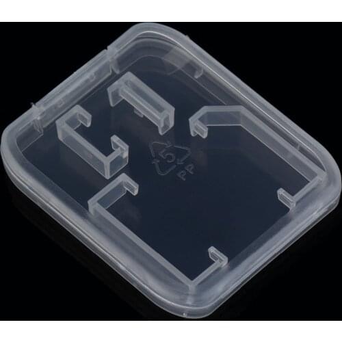 Pack of 10 Clear Plastic Memory Card Case Holder for SanDisk/Kingston/Transcend/Samsung SD Micro SD T-Flash Card