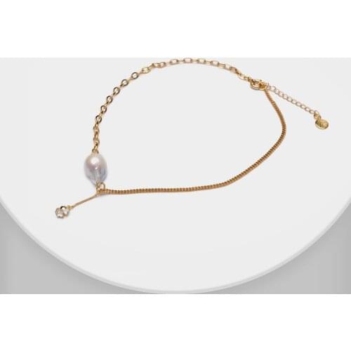 XL32597-i18 Amorita boutique Fashionable natural pearl necklace