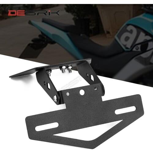 DESRIK For Aprilia GPR125 GPR150 GPR 125 150 RS4 125 RS4 50 Rear License Plate Frame Licence Holder Motorcycle Accessories