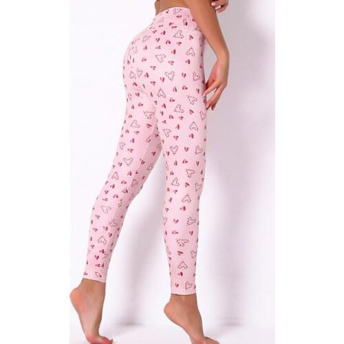 2021 Huan Wei Womens Stitching Christmas Digital Print Pants Fitness Yoga