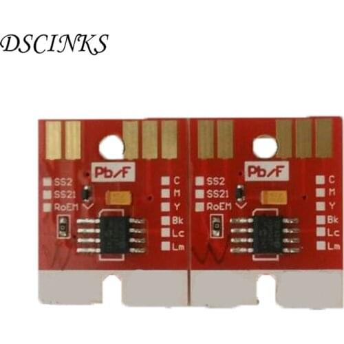 4 PCS ES3 Ink Cartridge Chip for Mimaki JV3 JV33 JV34 CJV/JV5 Printer Solvent Permanent Chip K C M Y