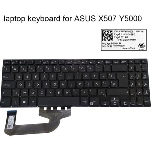 Czech Belgium keyboard for ASUS X507 X507MA X507L X507U Y5000 notebook PC keyboards black New EU Euro 0KNB0 5100BE00 5100CS00
