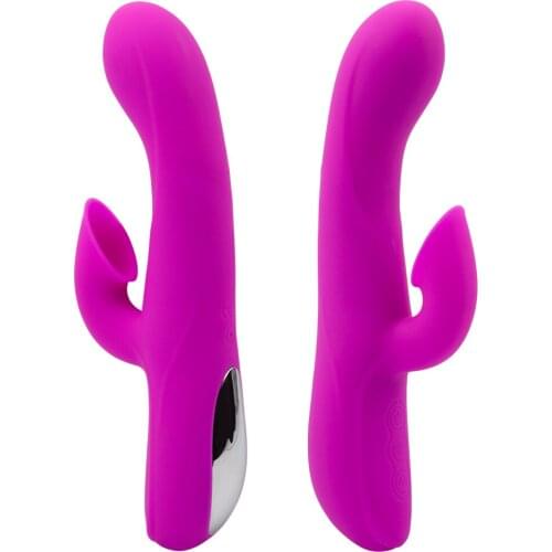 Erotic Silicone Dildo Blowjob G Spot Rabbit Vibrator Clitoris Sucker Waterproof G Spot Clit Stimulator Adults Sex Toys for Woman