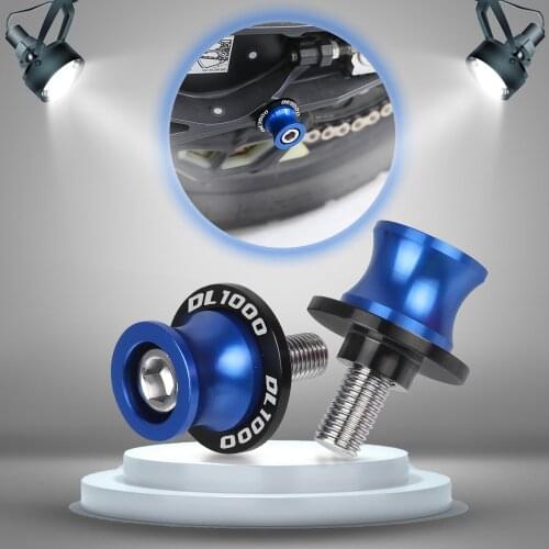 Motorcycle Swingarm Spools Stand Screws Slider For SUZUKI VStrom 1000 DL1000 DL 1000 2014 2015 2016 2017 2018 2019 2020 2021 8mm