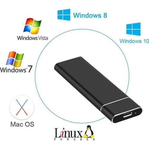 HDD Enclosure USB3.1 Type C to M.2 NGFF SSD box M2 to USBC Mobile Hard Disk Box HDD Case For 2230/2242/2260/2280 With Cable