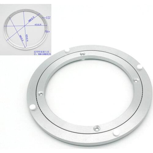 HQ 11 Sizes Round Shape Turntable Plate Table Smooth Swivel Plate Rotating Table Aluminium Alloy Rotating Bearing Lazy Susan