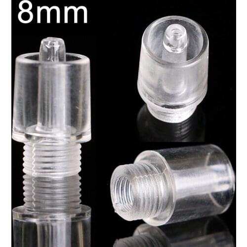 Lot of 100 8mm Permanent Makeup Eyebrow Tool Tattoo Crystal Head for Tattoo Pen Supply Accessories