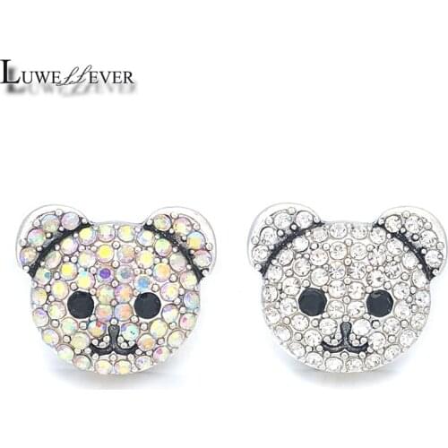 New Component w471 Crystal 18mm Metal Snap Button For Bracelet Necklace Interchangeable Jewelry Women Accessorie Findings