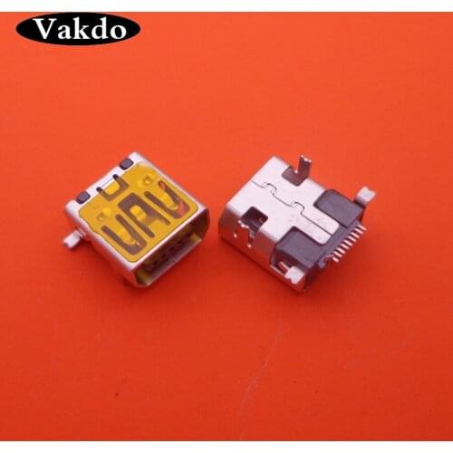 Mini 10 Pin USB Female socket Connector with Locating peg for repair mobile camera MP3 MP4 MP5 Phone, Tablet socket PC Netbook
