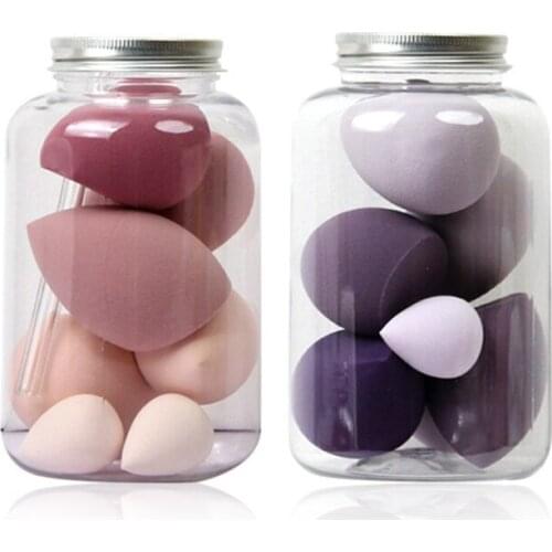 7pcs/set Makeup Sponge Set Powder Foundation Cosmetic Puff Beauty Tool Super Soft Set Wet and Dry Make Up Tools Water-drop