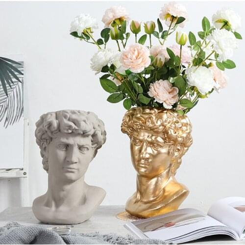 OUTDOOR CEMENT DAVID STATUE FIGURINES CRAFTS HOME LIVINGROOM FLOWER ARRANGEMENTS FLOWERPOT ORNAMENTS OFFICE FURNISHING DECOR ART