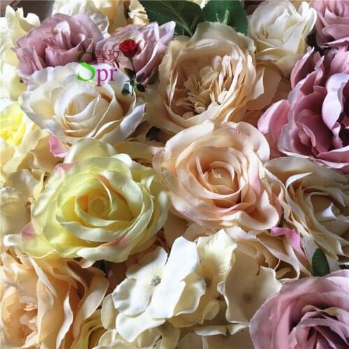 SPR Cheap artificial Silk Flowers Wall Wedding Backdrops For Wedding Decoration