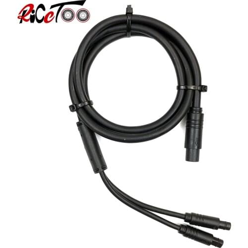 RICETOO Electric Bicycle TSDZ2 Thumb Throttle and T2 Cable Set E-bike Speed Throttle for VLCD6/XH18/VLCD5 Display Parts