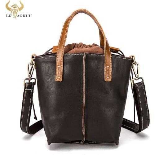Soft Real Leather Luxury Brand Ladies Female Coffee Shopping Purse And Handbag Over The Shoulder bag Women Design Tote bag 502
