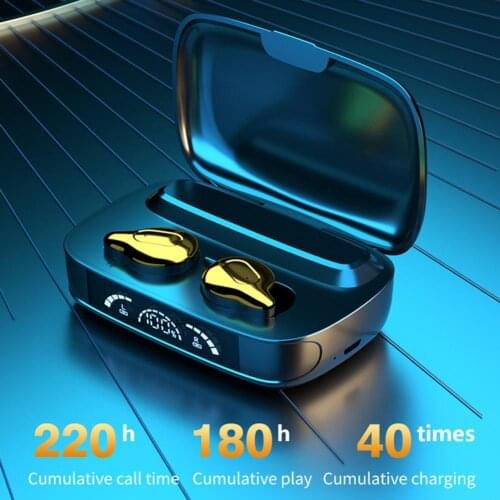 Earphone Waterproof Music Play/Pause Wireless Earphone In-ear Earbuds with Touch Control for Sports Mini Earphone Touch Control