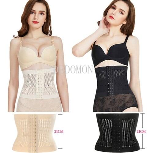 Women Waist Trainer Body Shapers Slimming Belt Shaperwear Hollow Out Postpartum Band Sexy Bustiers Corsage Corsets Corset