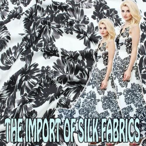 138cm anti-wrinkle silk fabric for dress 16 mm crepe de chine silk fabric summer dress fashion fabric wholesale silk cloth