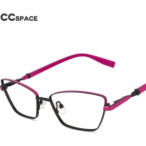 53698 Cat Eye Lady Anti Blue Light Luxury Optical Glasses Frames Women Fashion Computer Eyeglasses