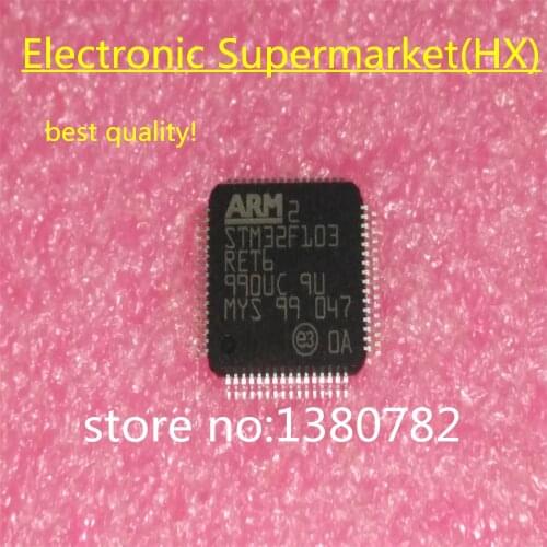Free Shipping 10pcs/lots STM32F103RET6 STM32F103 QFP-64 New original IC In stock