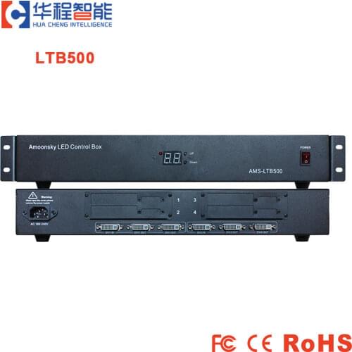 AMS-LTB500 Large led display screen control box install 4 PCS LINSN TS802D NOVASTAR MSD300 COLORLIGHT S2 HUIDU T901