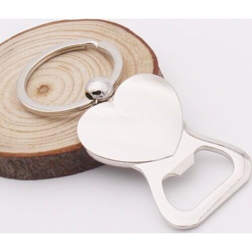 100pcs Love Heart Shaped Bottle Wine Beer Opener Cute Keyring Keychain Key Chain Portable Durable Outdoor EDC Multi Tool NO156