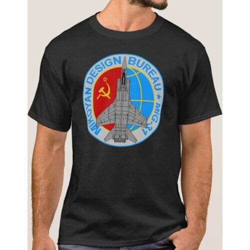 Russia Soviet Union MIG-31 Foxhound Fighter T-Shirt. Summer Cotton Short Sleeve O-Neck Mens T Shirt New S-3XL