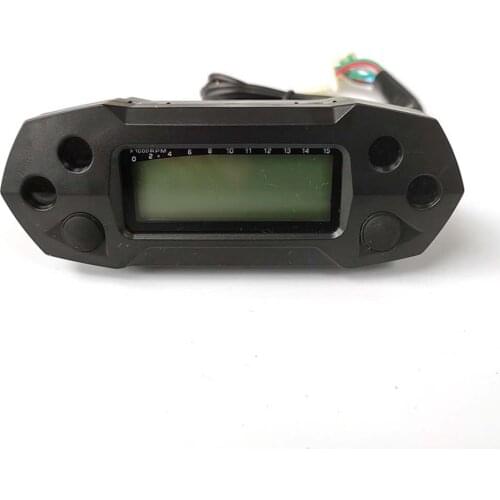 Motorcycle Fuel Meter Speedometer Odometer Universal Mini Adjustable Speed Meter LCD Digital Speeeter Instrument instrument
