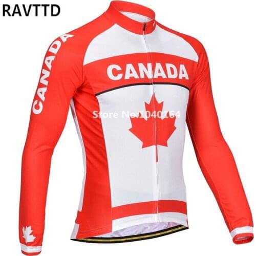 Canada Winter thermal cycling jersey Ropa Ciclismo Men Bike Winter Cycling Clothing Bicycle MTB Bike Clothing