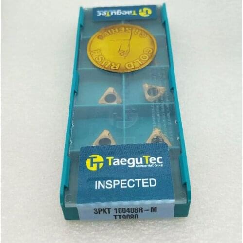 Taegutec 3PKT100408R-M TT9080 CNC Carbide insert