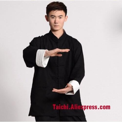 Handmade Linen Tai Chi Uniform Wushu, Kung Fu,martial Art Suit,top+pants,Wing Chun Unform,Chinese Style Clothes