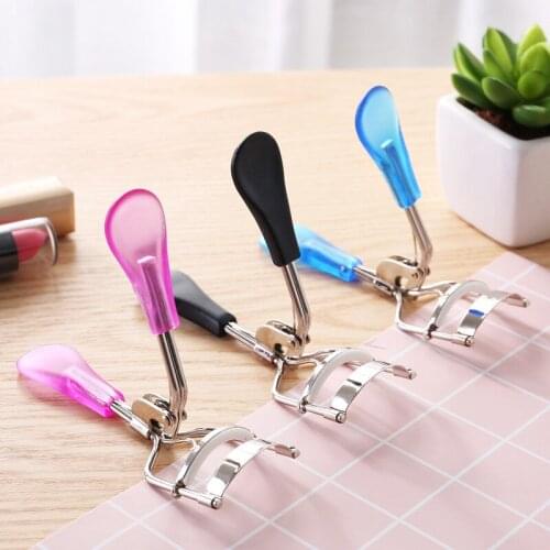 Fashion Elastic Eyelash Curler Plastic Elastic Beauty Tools Lady Women Nature Style Cute Eyelash Handle Curl Eye Lash Curler
