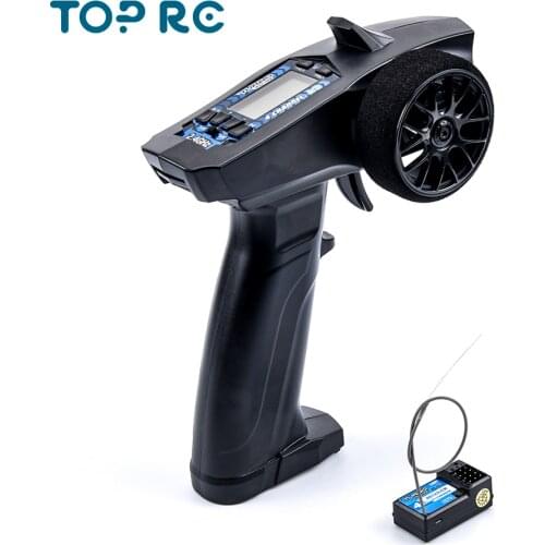 P32 Turbo Racing 91803G-C 2.4G 4CH VT system LCD Display Radio Transmitter Remote Controller with Receiver for RC Car Boat
