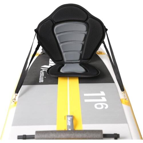 Deluxe Padded Kayak Boat Seat High Backrest SUP seat Adjustable Kayak Cushion with Backrest