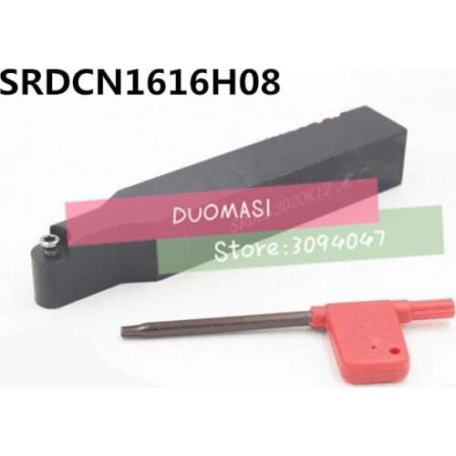SRDCN1616H08 16*16mm Metal Lathe Cutting Tools Lathe Machine CNC Turning Tools External Turning Tool Holder S-Type SRDCN